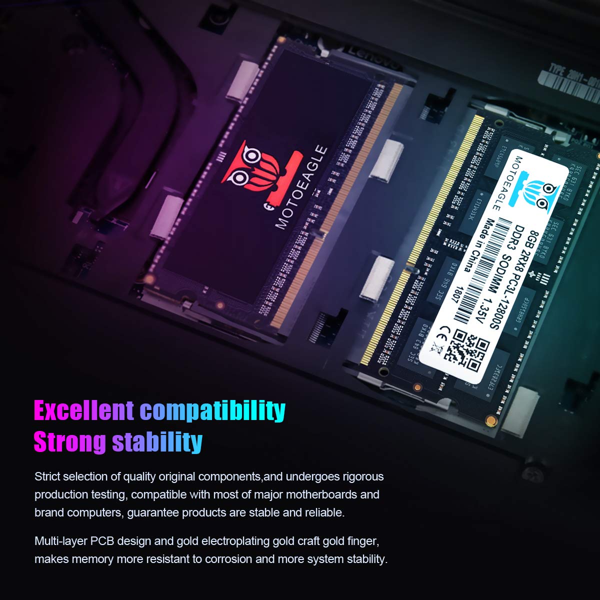 Amazon.co.jp: DDR3L 1600 MHz PC3L-12800 8GB×1枚組 SO-DIMM
